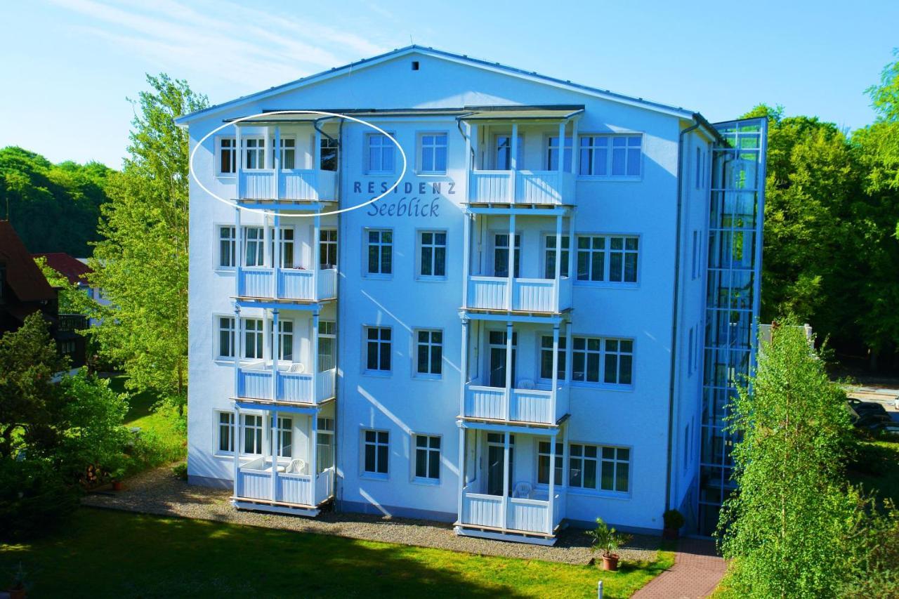 Residenz Seeblick Fewo 25 Mit Balkon Und Meerblick Sellin  Ngoại thất bức ảnh